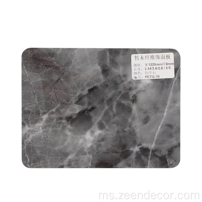 Lembaran Venir Tekstur Marmar Marmar Flame-Retardant